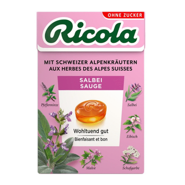 Ricola mit Schweizer Alpenkräutern ALPEN SALBEI 50 g