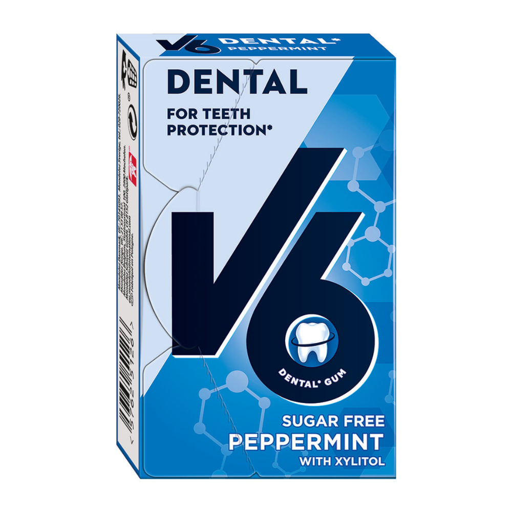 V6 DENTAL PEPPERMINT 24 g