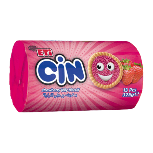 ETI CIN Strawberry jelly Biscuit 325g