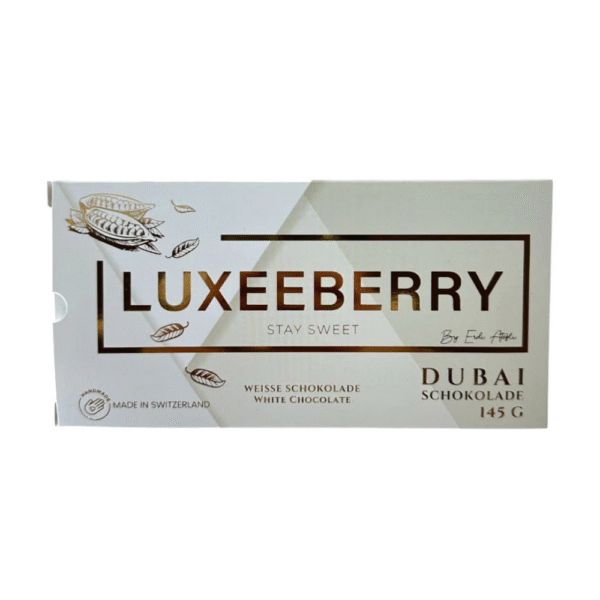 LUXEEBERRY DUBAI Schokolade Weisse Schokolade 145g