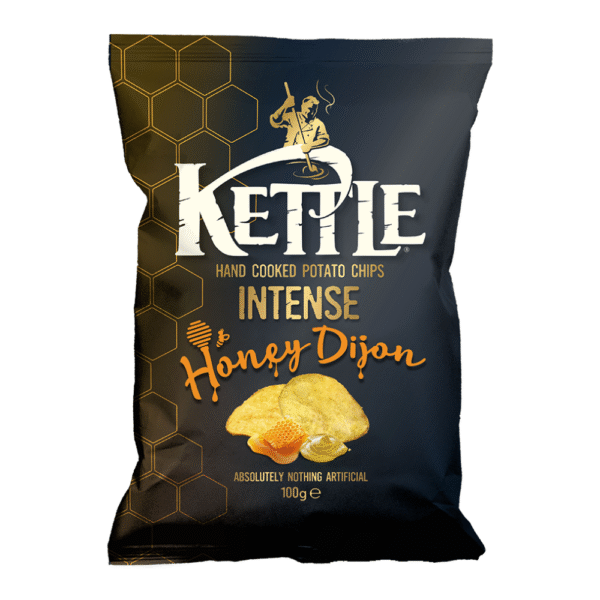 Kettle Hand Cooked Patato Chips Intense Honey Dijon 100g