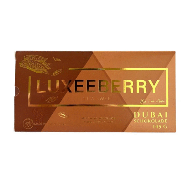 LUXEEBERRY DUBAI Schokolade Milch Schokolade 145g