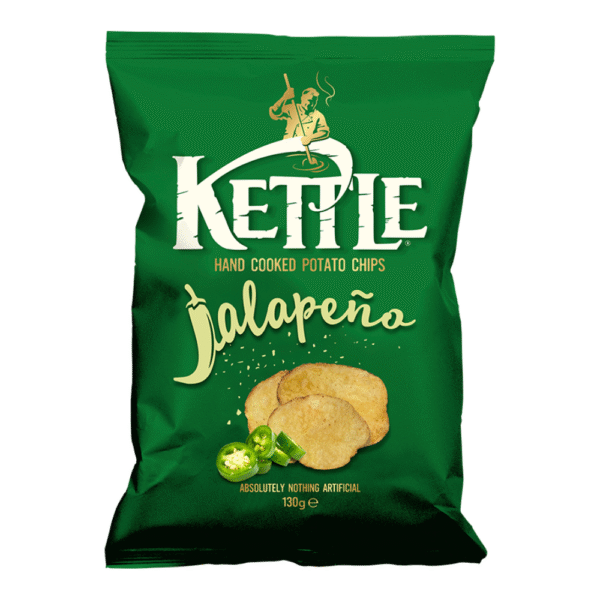 Kettle Hand Cooked Patato Chips Jalapeno 100g
