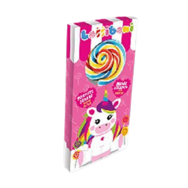 Lolliboni Unicorn Banana Flavored Cream Wafer 40gr