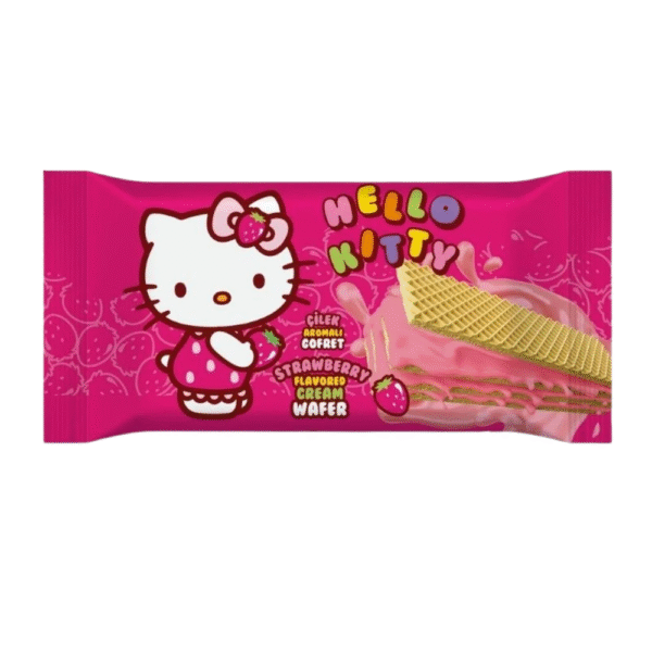 Hello Kitty Strawberry flavored Cream Wafer 40gr