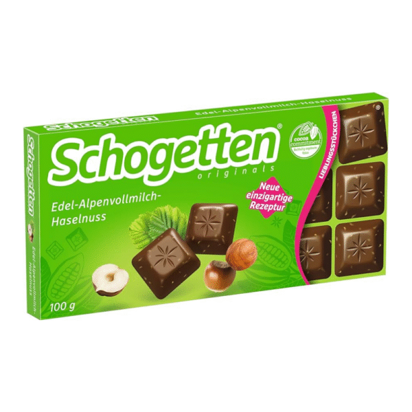 Schogetten Edel- Alpenvollmilch Haselnuss 100g