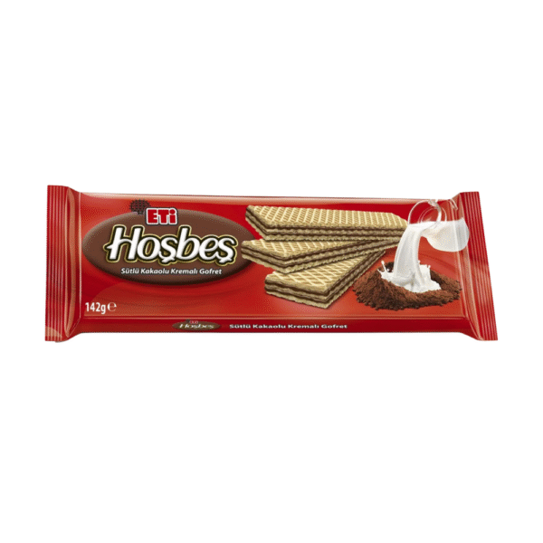 Eti Hoşbeş Sutlu Kremali Waffel 400g