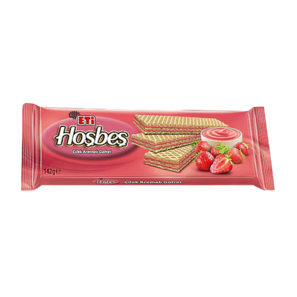 Eti Hoşbeş Cilekli Waffel 142g