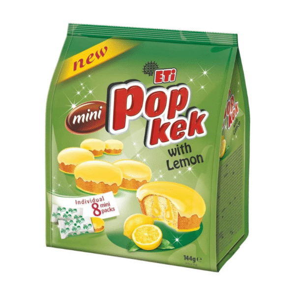 ETI Pop Kek with Lemon  8 mini packs 144gr