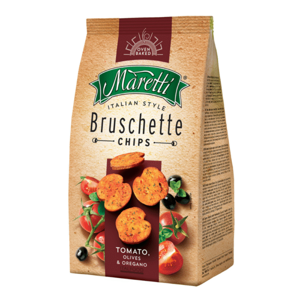 Maretti Bruschette Tomato, Olives & Oregano 150g
