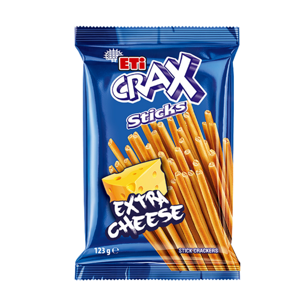 Eti Crax Gong Extra Cheese 123g